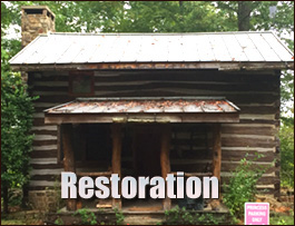 Historic Log Cabin Restoration  Green Camp, Ohio